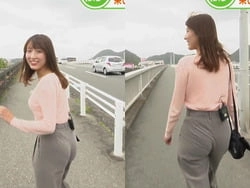 静岡朝日テレビの白木愛奈アナがえっちな尻パン線晒しながら散歩