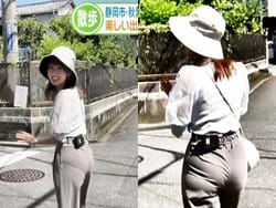 静岡朝日テレビの白木愛奈アナが食い込みパン線お尻散歩放送事故