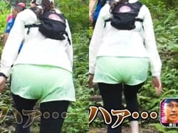 ゆうちゃみがベスコングルメで山登りパン線尻アピール