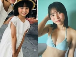 元子役の太田しずくがおっぱい成長して水着グラドルデビュー