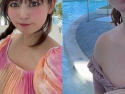 中川翔子が最新インスタに水着から乳輪ハミ出してる写真を投稿してしまう