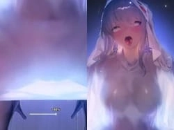 一般ソシャゲのブラウンダスト２、ハロウィンで割れ目マ●コモロ見えになる