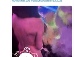 SnowManジャニオタの女、ライブ中に全裸ペンラ振ってる動画で炎上