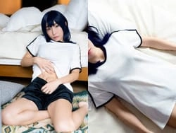 加護亜依が平成敗残兵すみれちゃんコスプレで体側服パンチラ解禁